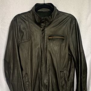 Duckie Brown black leather jacket (lightly used) -